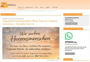 Mehr über den Artikel erfahren TagesOASE Kraichgaublick öffnet Türen für Herzensmenschen – Gestalten Sie mit